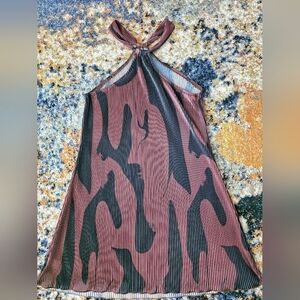 Shein Striped Halter Dress